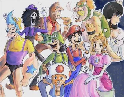 Maintenant, c'est aux personnages de "One Piece" de se déguiser en des personnages du très célèbre jeu vidéo :