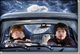 Quelle raison pousse Ron & Harry à utiliser la voiture volante, afin de se rendre à Poudlard lors du 2ème volet ?