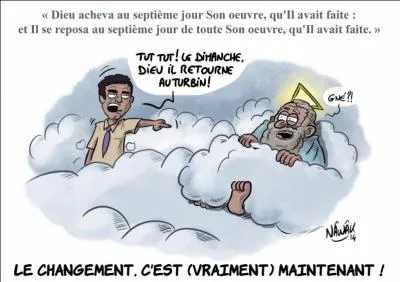 Qu' a fait Dieu le dimanche ?