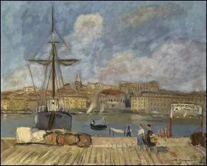 Qui a peint "Vue de Marseille de la jetée" ?