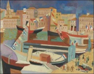 Qui a peint "Marseille en fête" ?