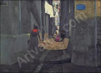 Qui a peint "Vieille rue de Marseille" ?
