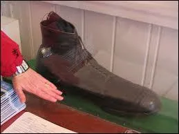 Quelle était la pointure de ses chaussures ?