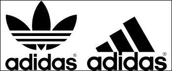 Cette image est truquée, le dessin de gauche n'est pas de la marque Adidas alors que celui de droite l'est !