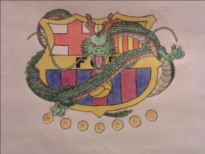 Shenron nous empêche d'approcher du logo d'une équipe de football. Laquelle est-ce ?