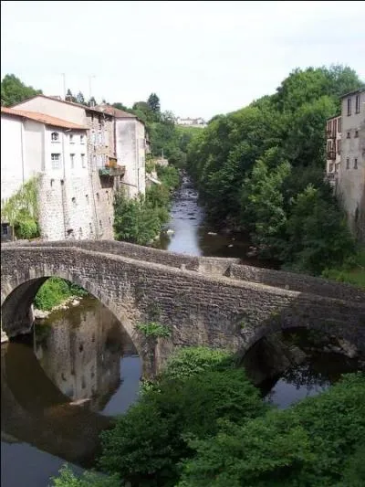 Ce pont de 3 arches construit sur la Dore en 1612 à Olliergues dans le Puy de 
Dôme se nomme :