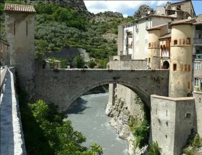Ce pont piétonnier de 17 mètres de long, construit sur le Var en 1668 à 
Entrevaux dans les Alpes-de-Hautes-Provence, se nomme :