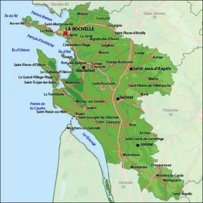 Cette ville est localisée dans le Poitou-Charentes dans le département de la Charente-Maritime avec une superficie de 12 km².