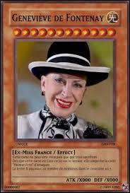 Ce ne sont ni les jeux vidéo, ni le manga, ni le dessin animé qui sont parodiés, mais les cartes ! A quelle saga appartient la fille dedans ?