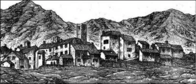 Voici une ville que nous voyons dans 'Claymore', c'est ici que Clare rencontre Raki.