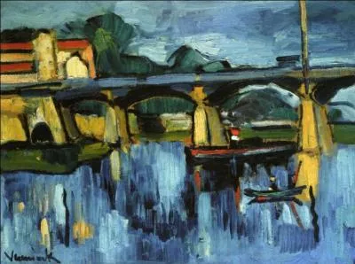 Quel est le titre de cette oeuvre de Maurice de Vlaminck, représentant une ville des Yvelines ?