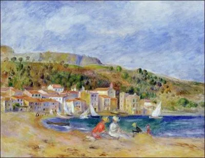 Toile d'Auguste Renoir, elle représente une ville varoise située tout près de la Londe les Maures et du Fort de Brégançon, à l'est de Toulon, entre la Londe et Cavalaire :