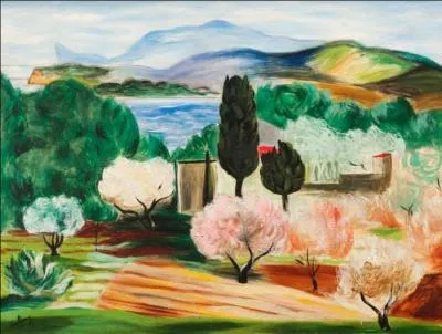 L'auteur de cette toile est Moïse Kisling, il a vécu dans cette petite station balnéaire de la côte varoise, entre Bandol et Toulon, où il est mort, quel est le titre de ce tableau ?