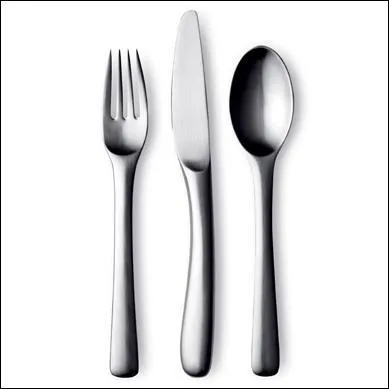 Un couteau et une fourchette...