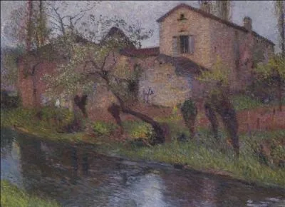 Qui a peint, près de cette mare, "la maison de Marie-Louise" ?