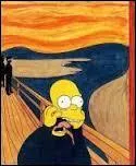 Comment s'appelle ce tableau de Munch dans lequel Homer s'est gliss&eacute; ?