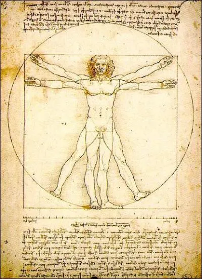 Avril : Le 15/04/1452 voit la naissance d'un personnage célèbre qui a dessiné 'L'homme de Vitruve'. Qui est-il ?