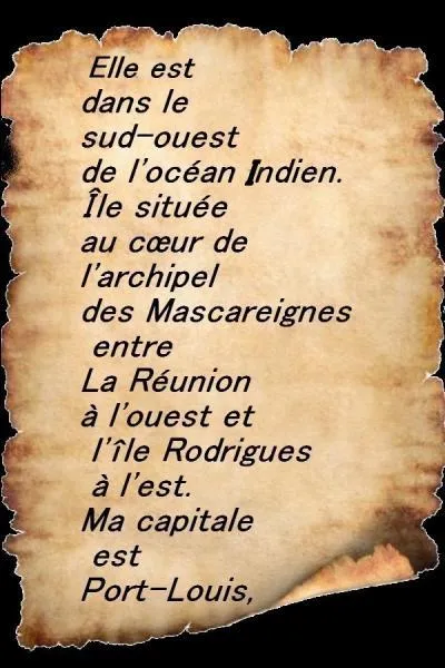 Quelle est l'île où se trouve le trésor ?