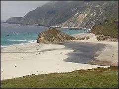 Le chevalier de sables (The sandpiper, qui est le nom d'un oiseau local) est un mauvais film, avec Liz Taylor et Richard Burton, mais tourné en Californie dans un site magnifique, là où réside l'artiste qu'interprète Liz. Lequel  ?