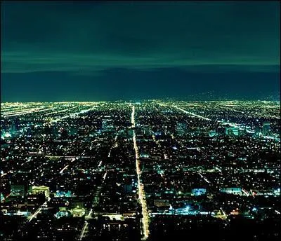 Venu de l'espace pour faire de la botanique, E.T et sa bande ont aterri près d'un tapis de lumières dans la nuit, dans la forêt. De quelle ville voit-il les lumières dont il ignore alors qu'il les verra de très près un certain temps  ?