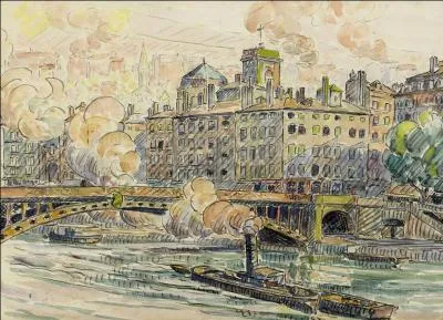 Qui a peint "Pont de la Feuillée à Lyon" ?