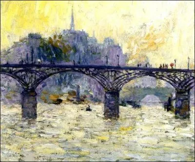 Qui a peint "Le pont des arts" ?
