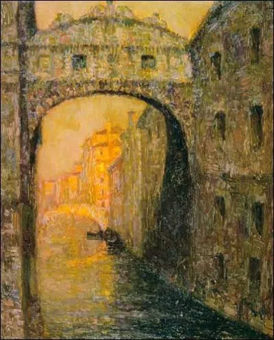 Qui a peint" Le pont des soupirs à Venise" ?