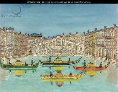 Qui a peint "Le pont du Rialto" &agrave; Venise" ?