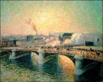 Qui a peint "Le pont Boieldieu &agrave; Rouen" ?