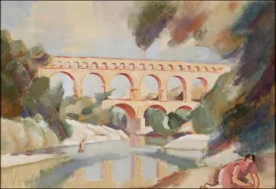 Qui a peint "Le pont du Gard" ?