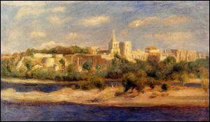 Qui a peint "Baigneurs au bord du Rhône à Avignon" ?
