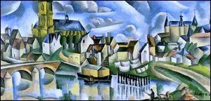 Qui a peint "Vue de la ville de Nevers" ?