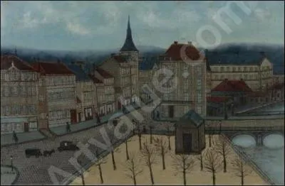 Qui a peint "Belfort, faubourg des ancêtres" ?