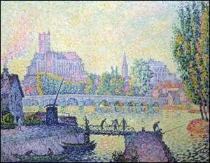 Qui a peint "Vue du port d'Auxerre" ?