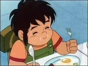 "Manger comme un chancre ! " signifie :