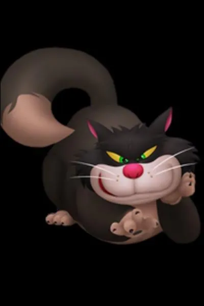 Fourbe et paresseux, il est une grande menace pour les souris, et aussi l'ennemi juré de Pataud, le chien de Cendrillon. Quel est le nom de ce chat ?