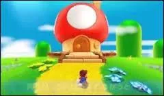 Mario 3D Land. Qu'y a-t-il dans la maison champi du monde 3 ?