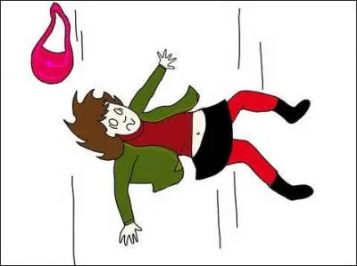 Elle a chu du première étage lors d'une querelle entre les enfants.