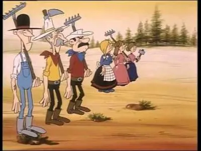 Comment étaient les fils sur la prairie de Lucky Luke ?