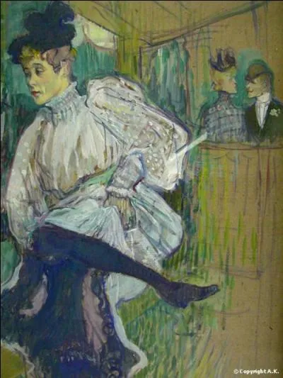 Celle qui danse ! C'est ainsi que Toulouse-Lautrec appelle son amie. Comment a-t-il nommé ce tableau qui la représente ?