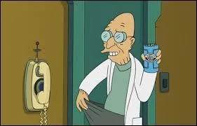 Dans quelle série animée satirique américaine retrouve-t-on le professeur Hubert Farnsworth ?