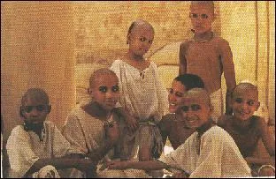 Comment est interprétée l'action que recevaient les garçons devenus nubiles ?