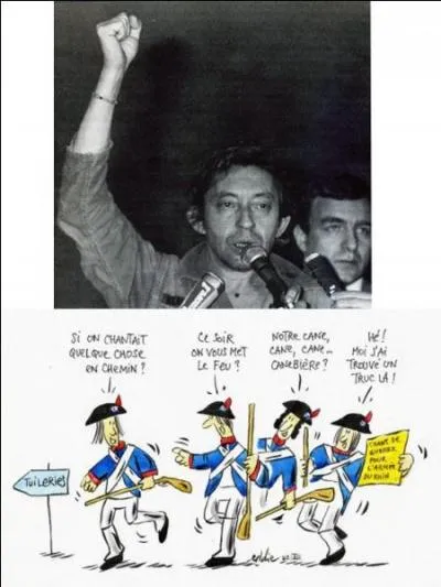 Cette chanson a provoqué des manifestations, car cette interprétation n'a pas plu à certains ! Et pourtant, c'est grâce au grand Larousse encyclopédique qu'il en a eu l'idée ! Avec le scandale qu'elle provoqua, l'auteur (et chanteur) reçut un disque de platine ! Quelle est cette chanson ?