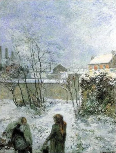 Qui a peint "Effet de neige" ?