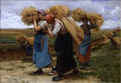 Qui a orint "Les glaneuses" ?