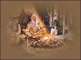 Concernant les croyances des Amérindiens, que symbolise le loup ?