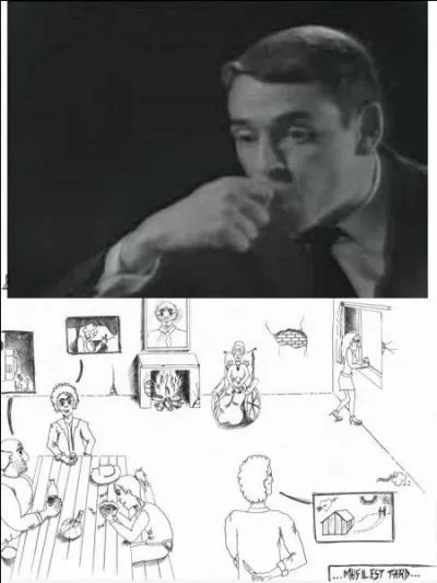 A vous de trouver cette chanson qui décrit de façon acerbe mais, désabusée une famille. Cela prend la forme d'un monologue vers un tiers que le chanteur nomme « Monsieur » !