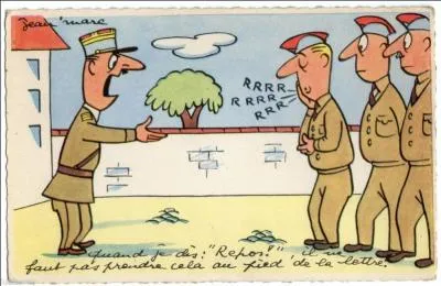 Qui chantait "Avec l'ami bidasse" ?