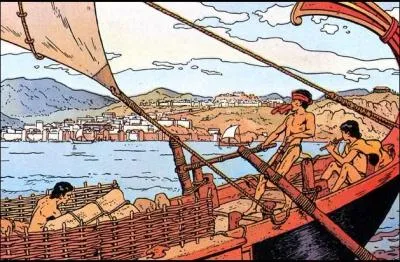 Ceux-ci ne gardèrent pas longtemps le monopole du commerce avec les tribus d'Espagne. Quels sont les concurrents avec qui ils durent partager en leur laissant la côte orientale de la péninsule ?