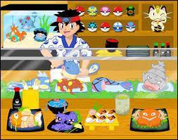 Sacha mange un Pokémon ; qui est-ce ?